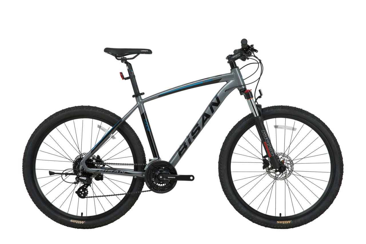 Bisan MTX 7300 26 Jant Dağ Bisikleti Gri-Yeşil 43 cm