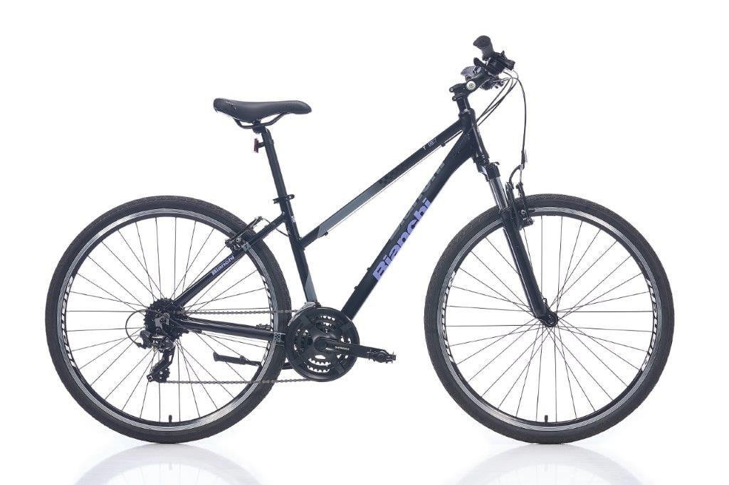 Bianchi T0017fs-L 24 Vites Kadın Şehir Bisikleti Siyah-Lila 43 cm