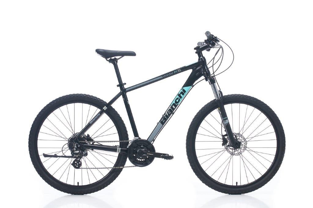 Bianchi M0015 Hidrolik Fren 24 Vites 27.5 Jant Dağ Bisikleti Siyah-Celeste 43 cm