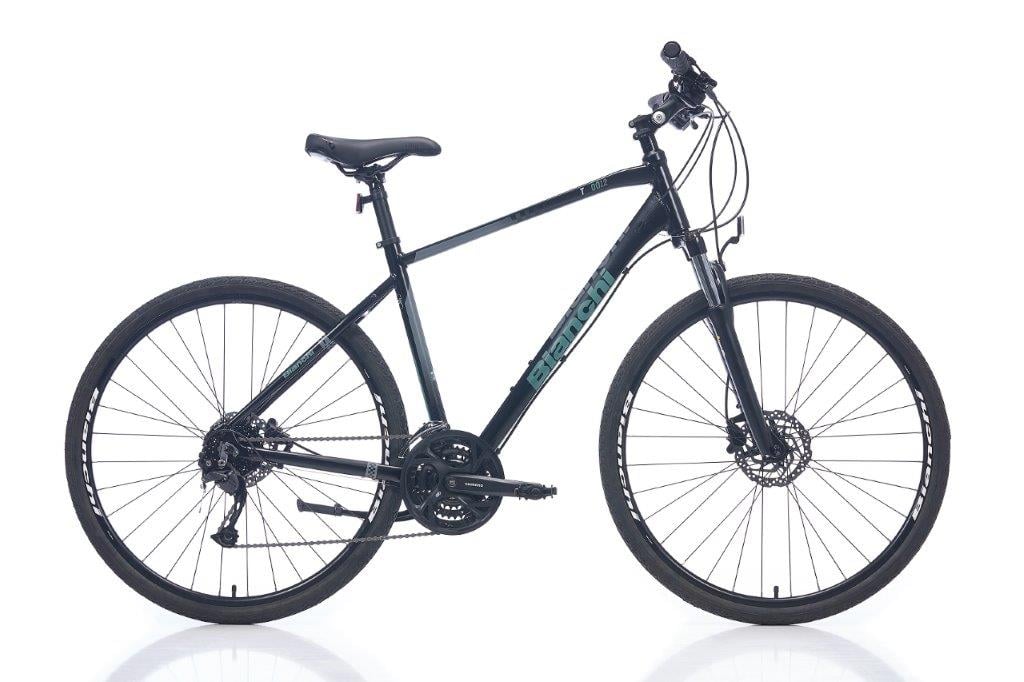 Bianchi T0012 Hidrolik Fren 27 Vites Şehir Bisikleti Siyah-Celeste 54 cm