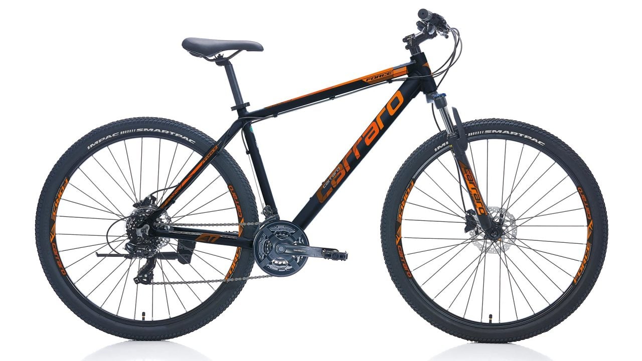 Carraro Force 920 Hidrolik Fren 21 Vites 29 Jant Dağ Bisikleti Siyah-Turuncu 44 cm