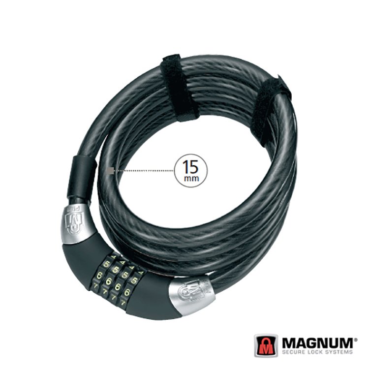 Kilit Magnum Spiral 15x1850, Şifreli, 3042