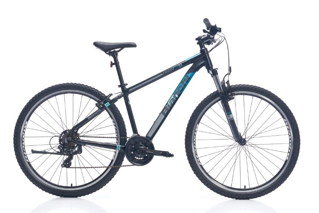 Bianchi M0019 21 Vites 29 Jant Dağ Bisikleti Siyah-Turkuaz Yeşil 48 cm