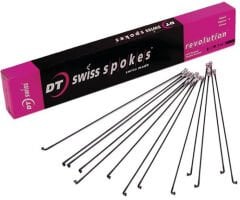 Jant teli 262 mm x 2Mm Siyah 36 adet DT Swiss Revolution