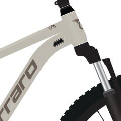 Carraro Crx 911 11Vites 29 Jant Dağ Bisikleti 52cm Sıcak Gri-Soluk Kahve