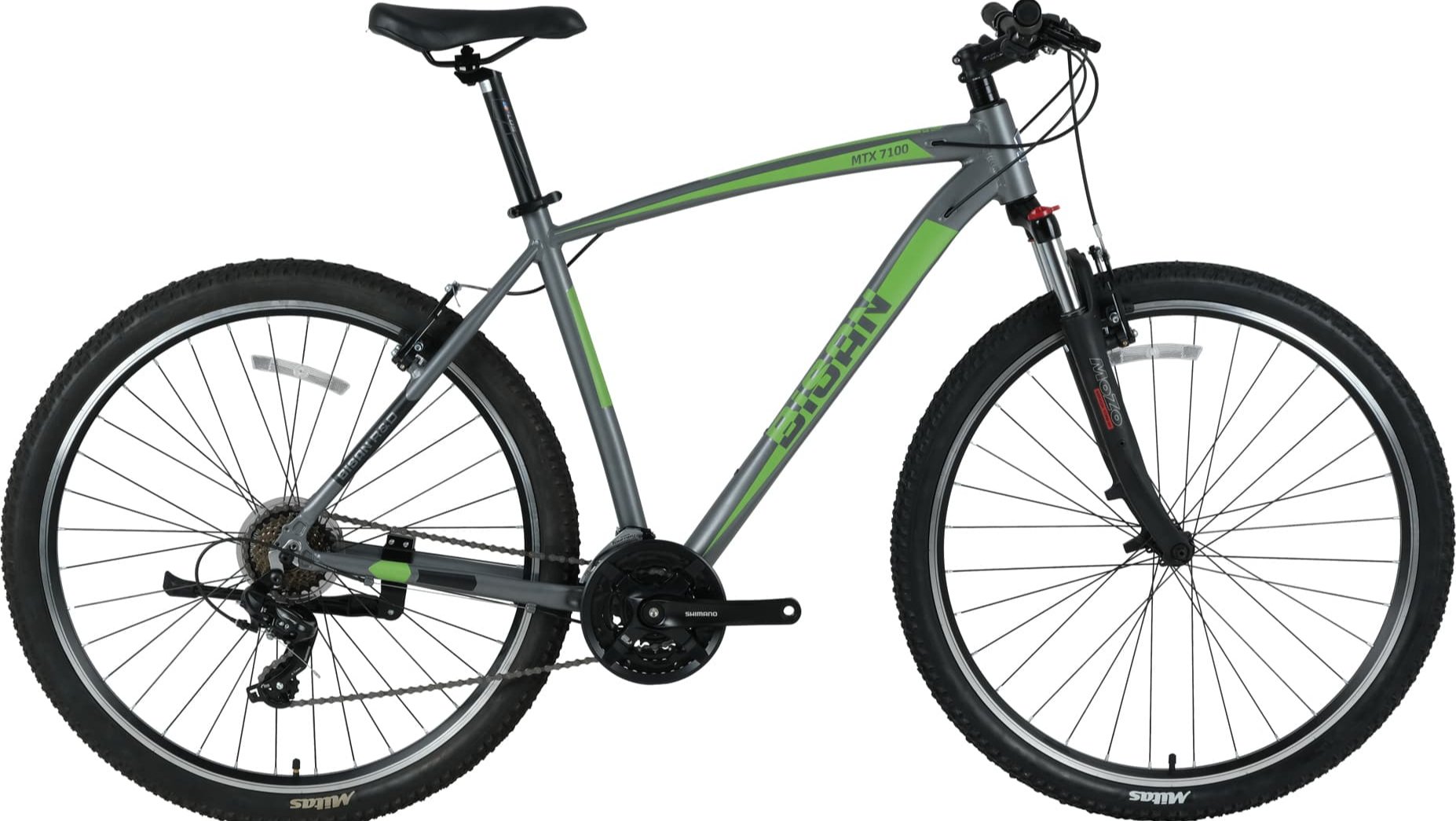 Bisan MTX 7100 29 Jant Dağ Bisikleti Mat Siyah-Mavi 48 cm