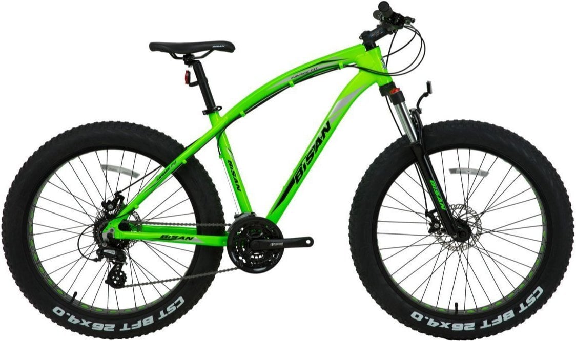 Bisan Savage Ft1 Deore Neon Yeşil-Gri