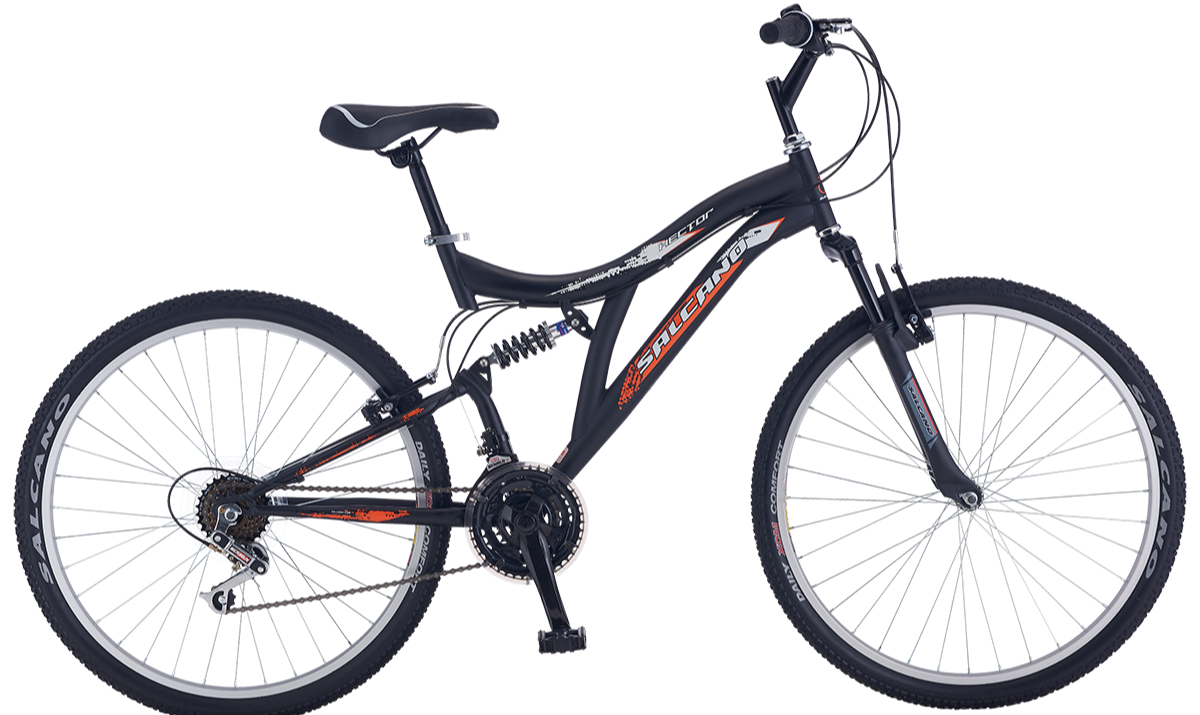 Salcano Hector V Fren 24 Jant Dağ Bisikleti Koyu Gri-Siyah