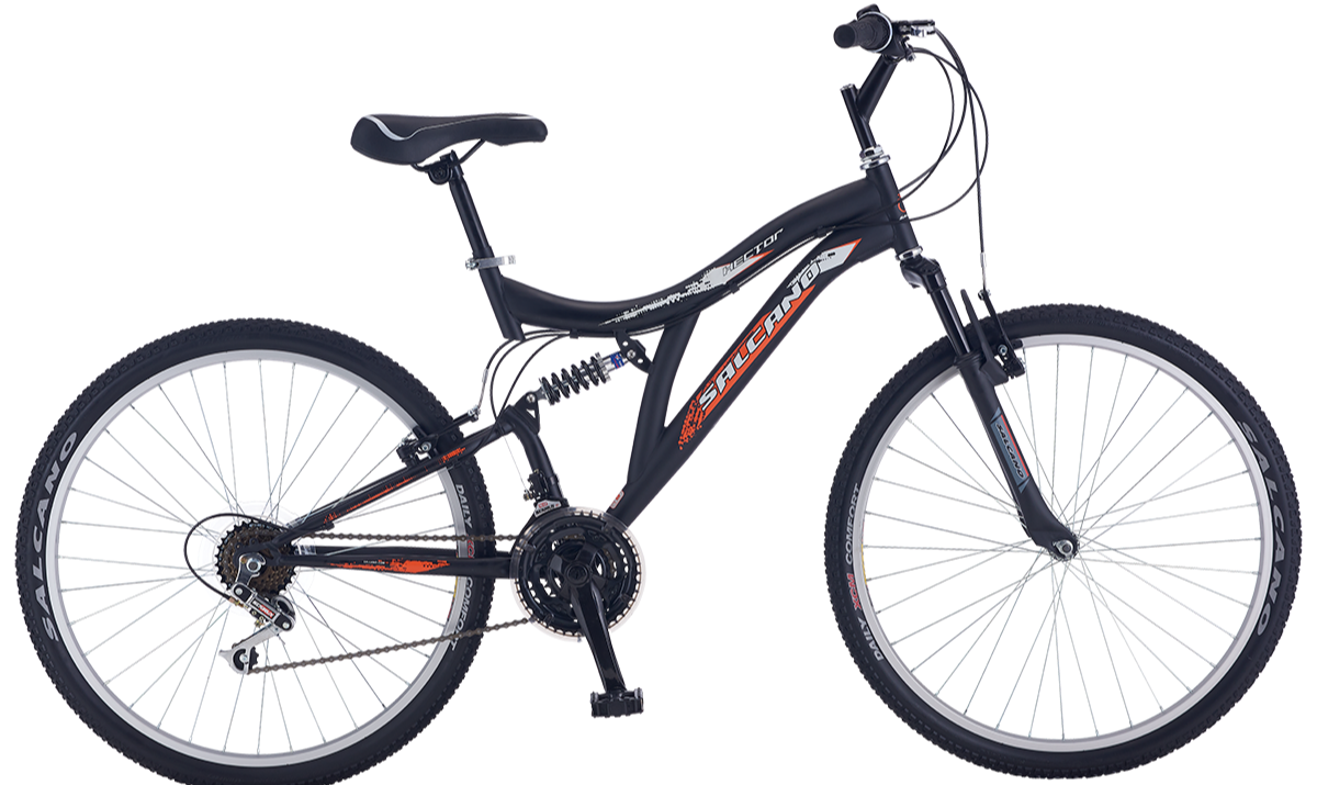 Salcano Hector V Fren 24 Jant Dağ Bisikleti Koyu Gri-Siyah