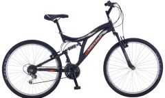 Salcano Hector V Fren 24 Jant Dağ Bisikleti Koyu Gri-Siyah