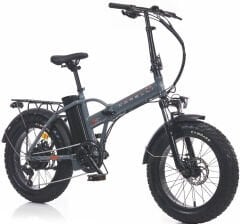 Corelli Voniq 20 Jant Katlanabilir Fat Bike Elektrikli Bisiklet Gri