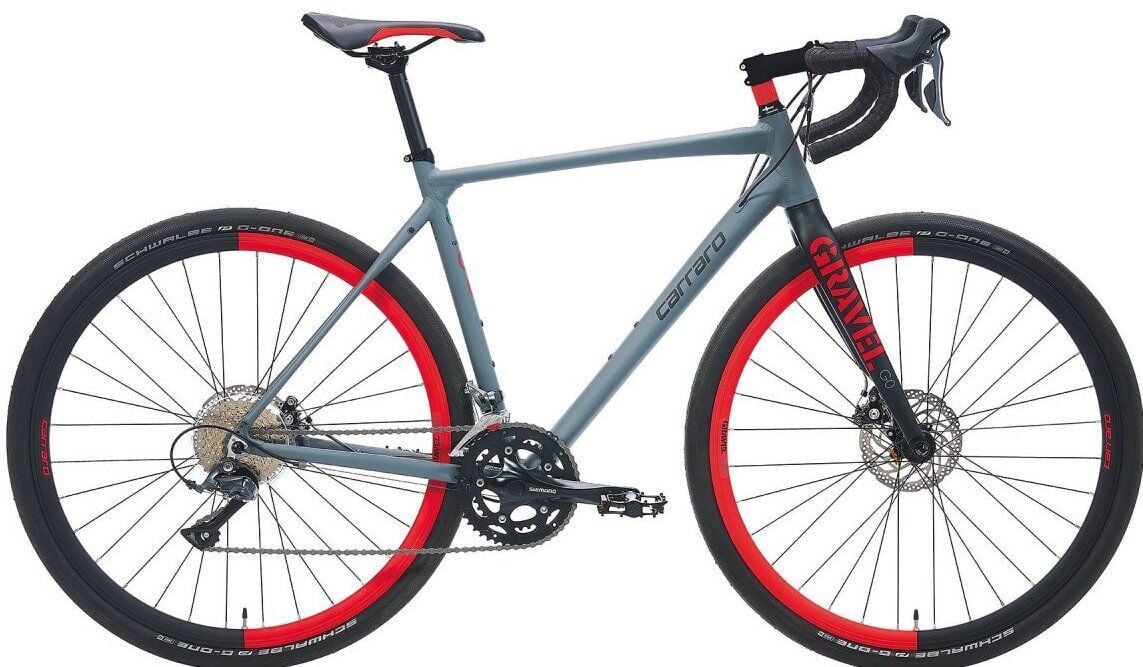 Carraro G0 28 Jant 16 Vites Gravel Bisiklet Mat Mavi-Siyah-Açik Yeşil 58 cm