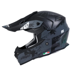 Kask Fullface Crak Sway Siyah-Gri XXL