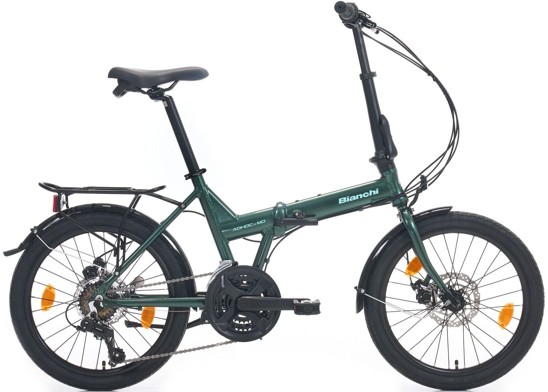 Bianchi Adhoc 20 Jant Mekanik Fren Katlanır Bisiklet Mavi-Beyaz
