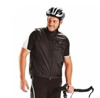 Yelek Reflektörlü Su Geçirmez Siyah Crane M