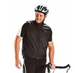 Yelek Reflektörlü Su Geçirmez Siyah Crane M