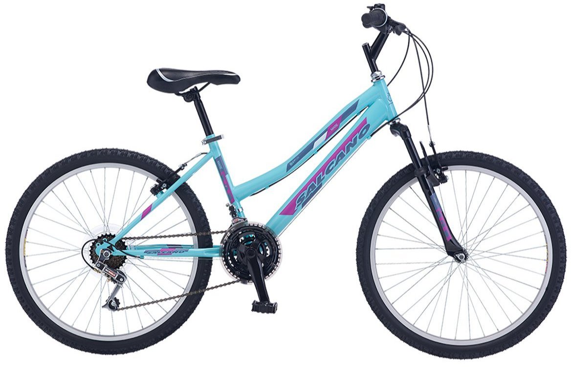 Salcano Excel Lady 24 Jant Dağ Bisikleti Turkuaz-Pembe