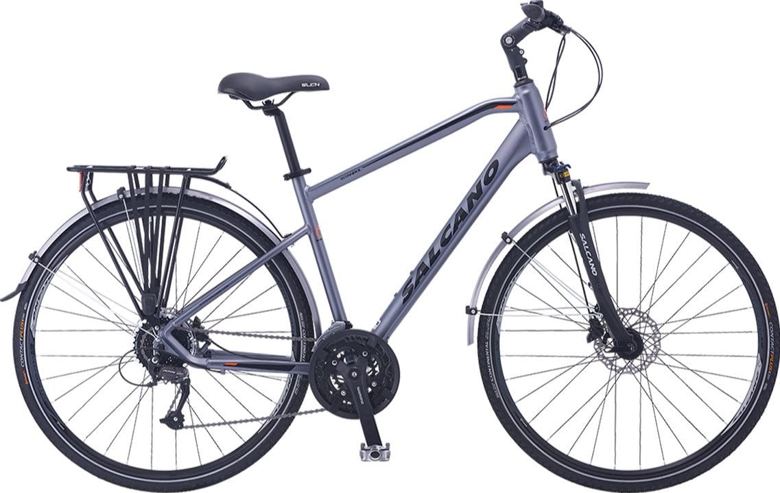 Salcano İstanbul 27S Hidrolik Fren 28 Jant Şehir Bisikleti Mat Yeşil-Parlak Siyah 48 Cm