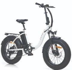 Corelli Truva S 20 Jant Katlanabilir Fat Bike Elektrikli Bisiklet Beyaz