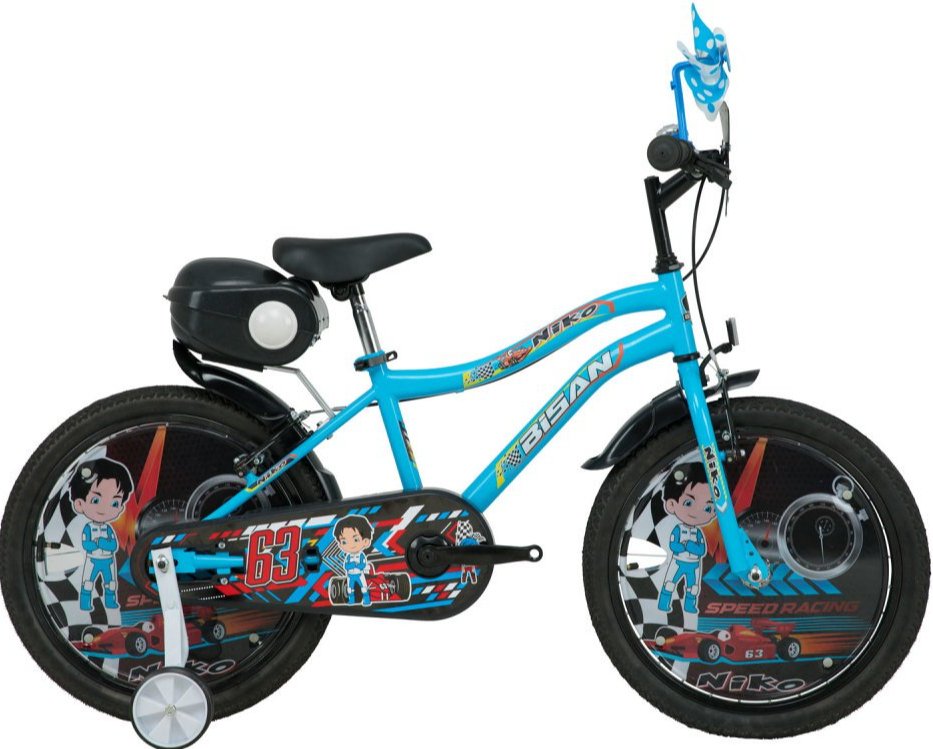 Bisan Niko 20 Jant Çocuk Bisikleti Mavi-Beyaz