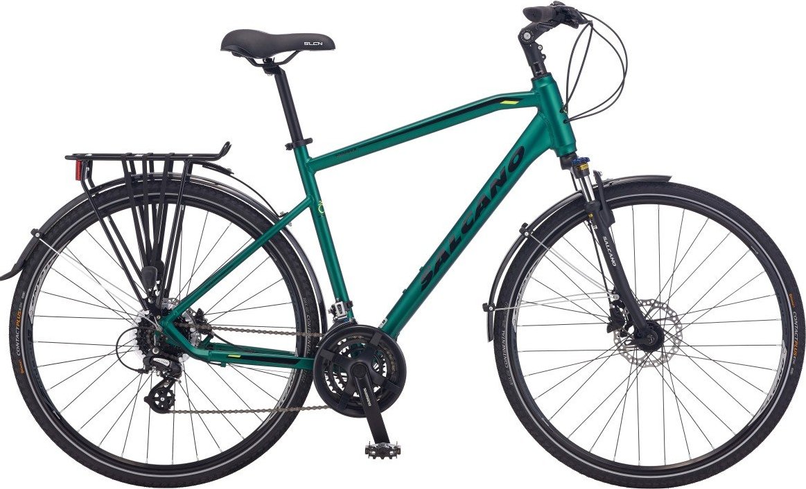 Salcano İstanbul 24S Hidrolik Fren 28 Jant Şehir Bisikleti Mat Gri-Siyah-Turuncu 48 cm