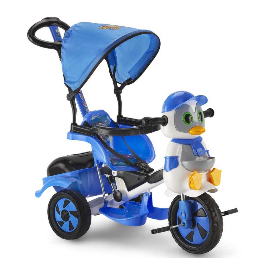 Baby Poufi 3 Tekerlikli Çocuk Bisikleti Mavi