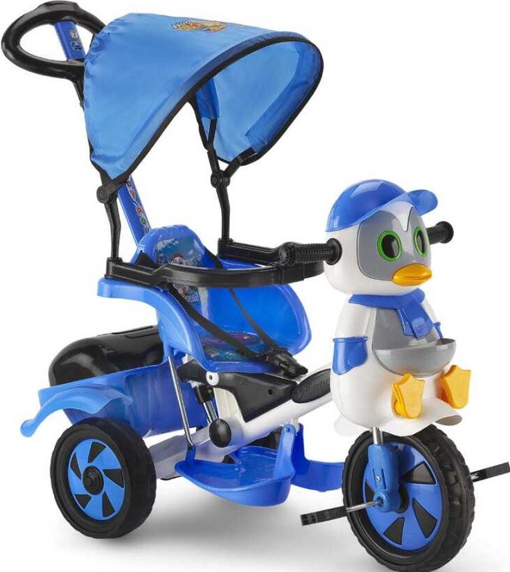 Baby Poufi 3 Tekerlikli Çocuk Bisikleti Mavi