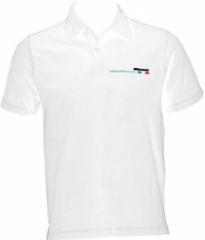 T-Shirt Beyaz Bianchi Polo Uomo