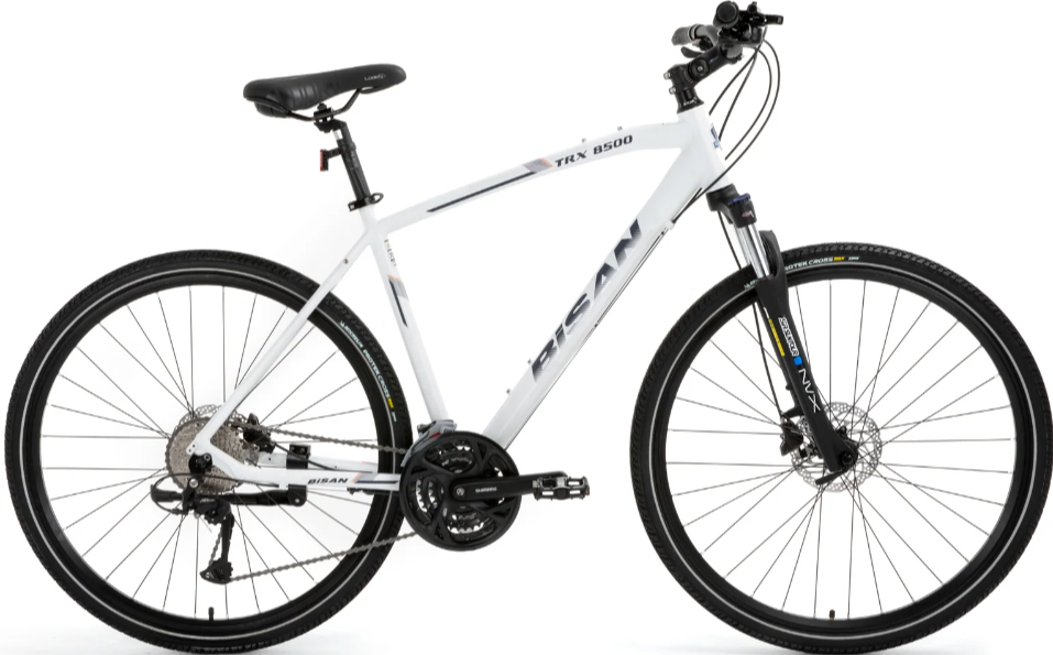 Bisan Trx8500 28 Jant Şehir Bisikleti Beyaz-Lacivert 46 cm
