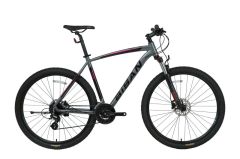 Bisan MTX 7300 27.5 Jant Dağ Bisikleti Mat Siyah-Gri 43 cm
