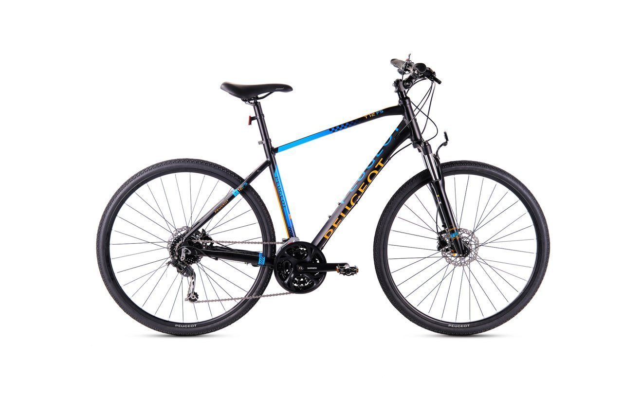 Peugeot T12FS Hidrolik Fren Şehir Bisikleti Siyah-Turuncu