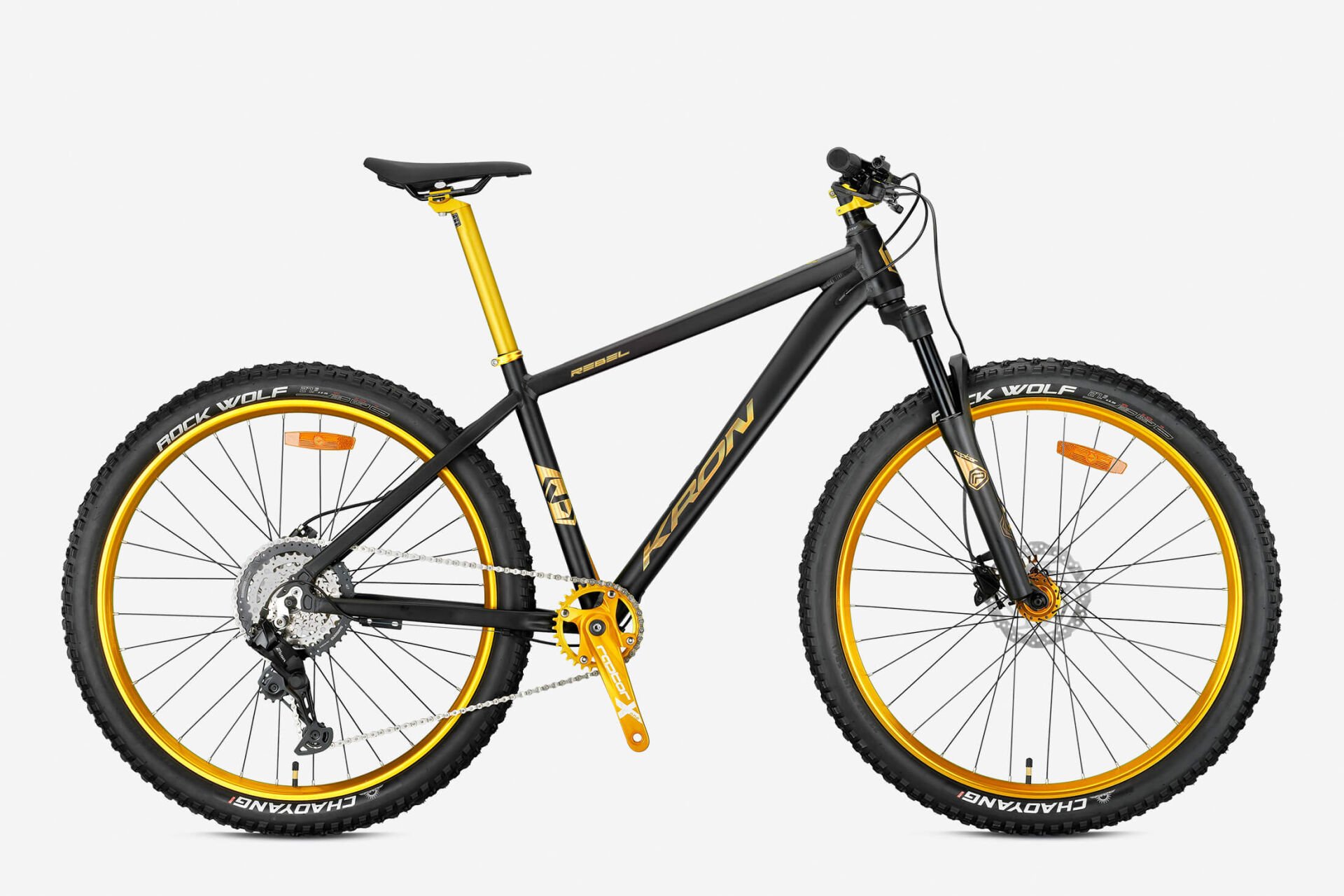 Kron Rebel 27.5 Jant Dağ Bisikleti Siyah-Sarı 42 cm