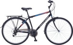 Salcano Üsküp 700 28 Jant Şehir Bisikleti Siyah-Kırmızı-Mavi