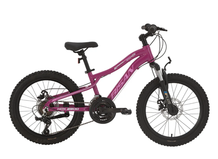 Bisan KDX 2500 Hidrodik Fren 21 Vites 20''Jant Çocuk Bisikleti MOR