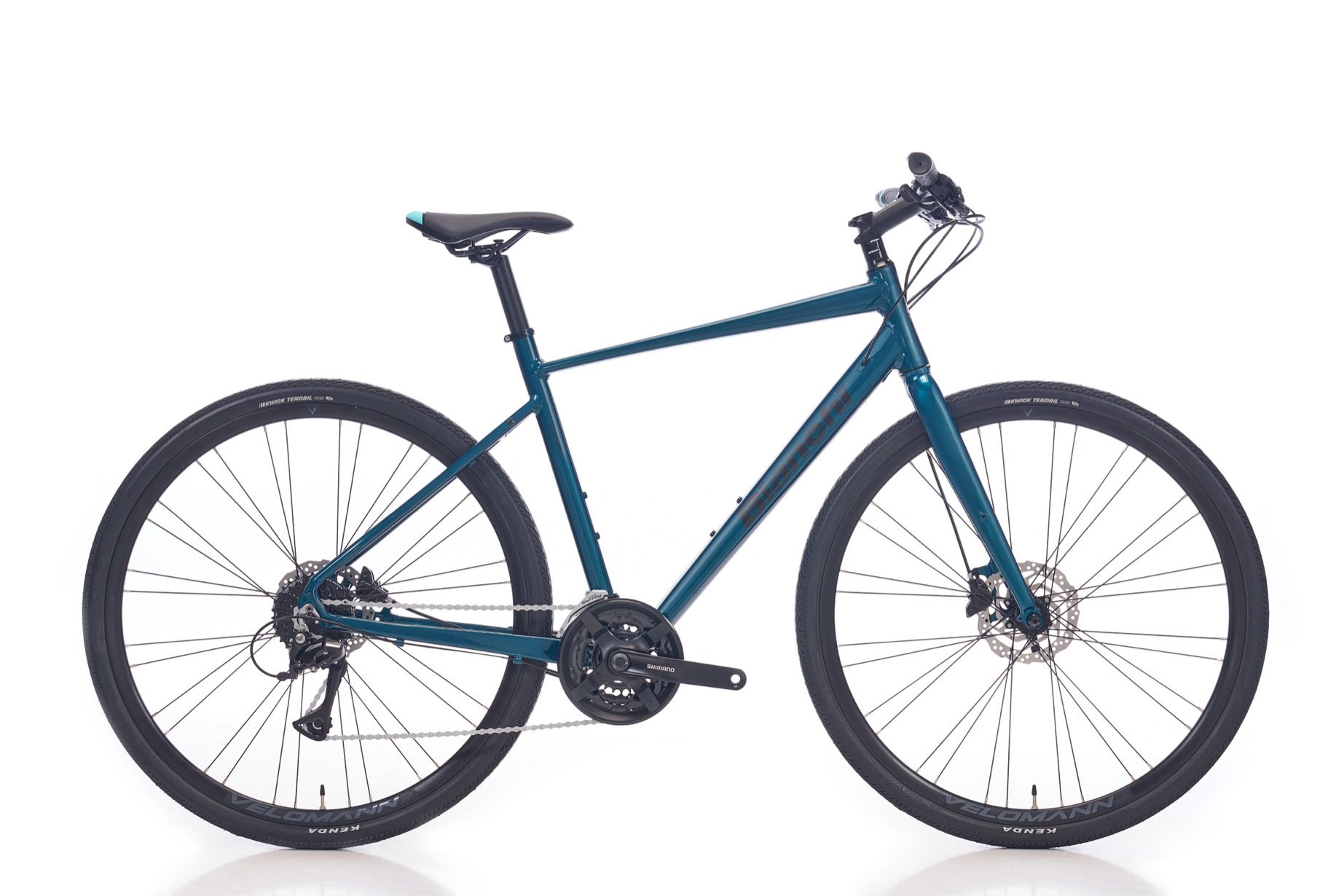 Bianchi Nirone 7 Disc Acera 28 Jant Şehir Bisikleti Koyu Yeşil-Koyu Grafit 55 cm