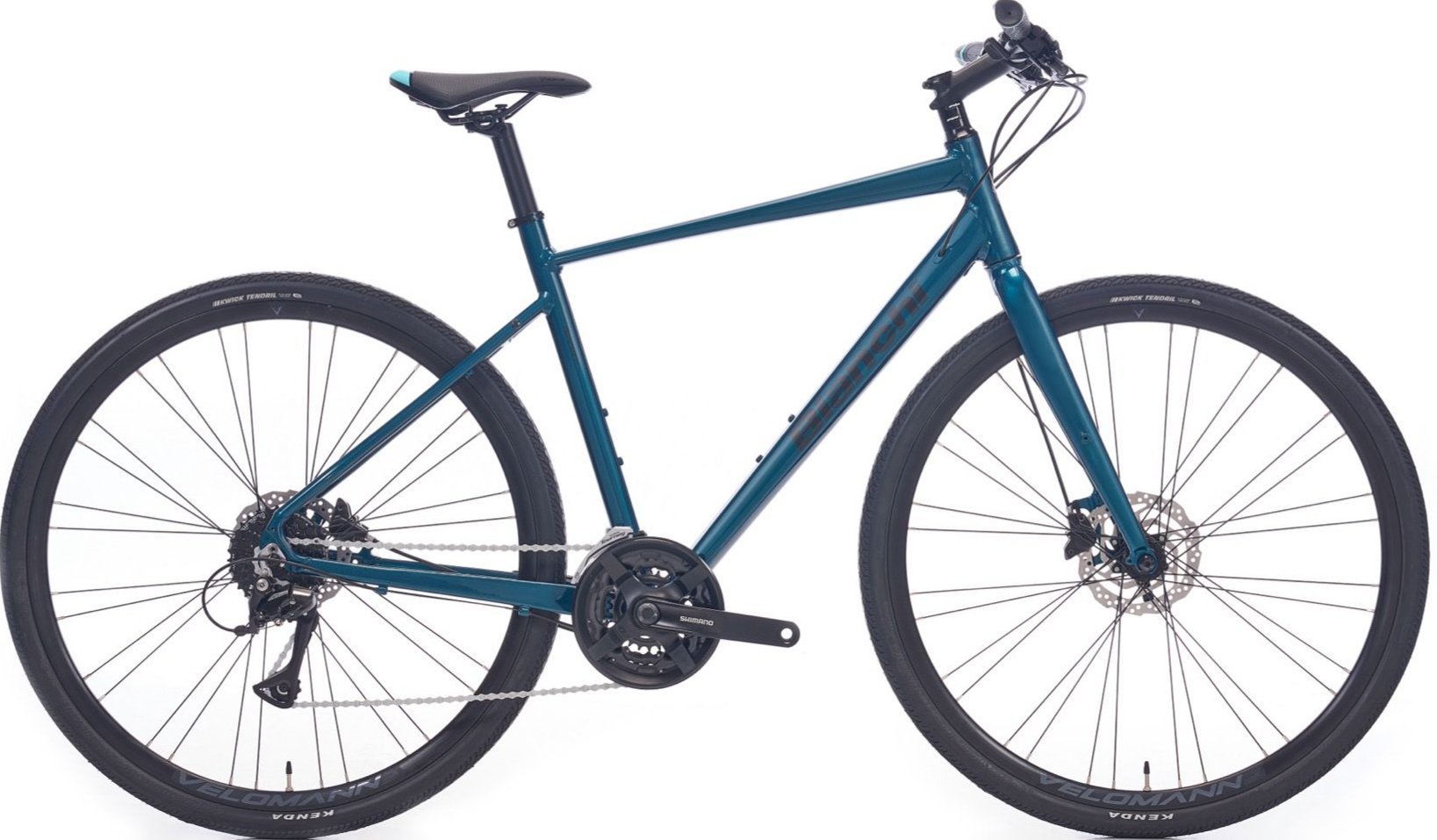Bianchi Nirone 7 Disc Acera 28 Jant Şehir Bisikleti Koyu Yeşil-Koyu Grafit 55 cm