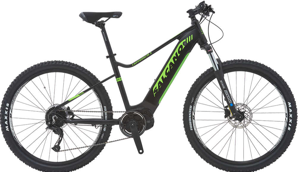Salcano Cappadocia 3 27.5 Jant Elektrikli Dağ Bisikleti Mat Siyah 44 cm