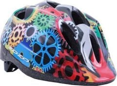 Kask Çocuk Renkli Dişli Desenli Zozo