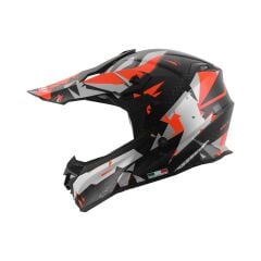 Kask Fullface Chaos Sway Neon Siyah-Kırmızı XXL