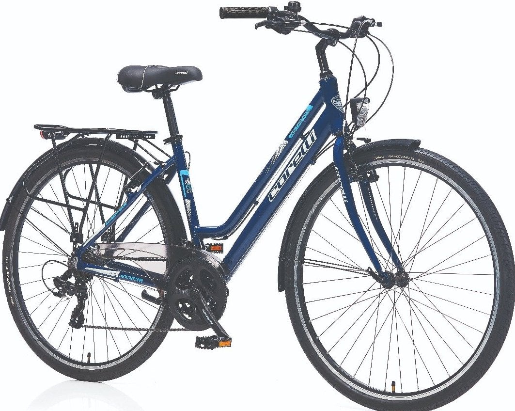 Corelli Retropol-L 28 Jant Şehir Bisikleti Mavi-Açık Mavi/Krem 46 cm