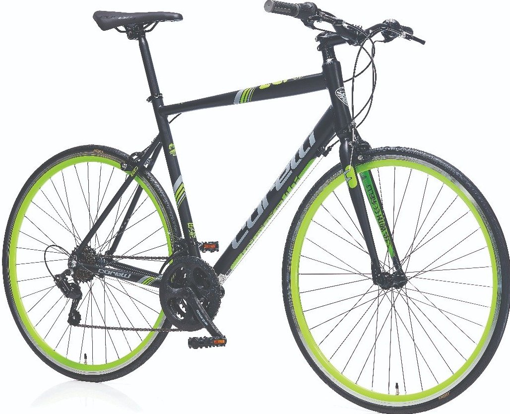 Corelli Fit Zero 28 Jant Şehir Bisikleti Koyu Gri-Yeşil 48 cm