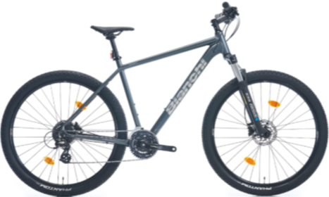 Bianchi Magma Hidrolik Fren 24 Vites Altus 27.5 Jant Dağ Bisikleti Gri-Gümüş 38 cm