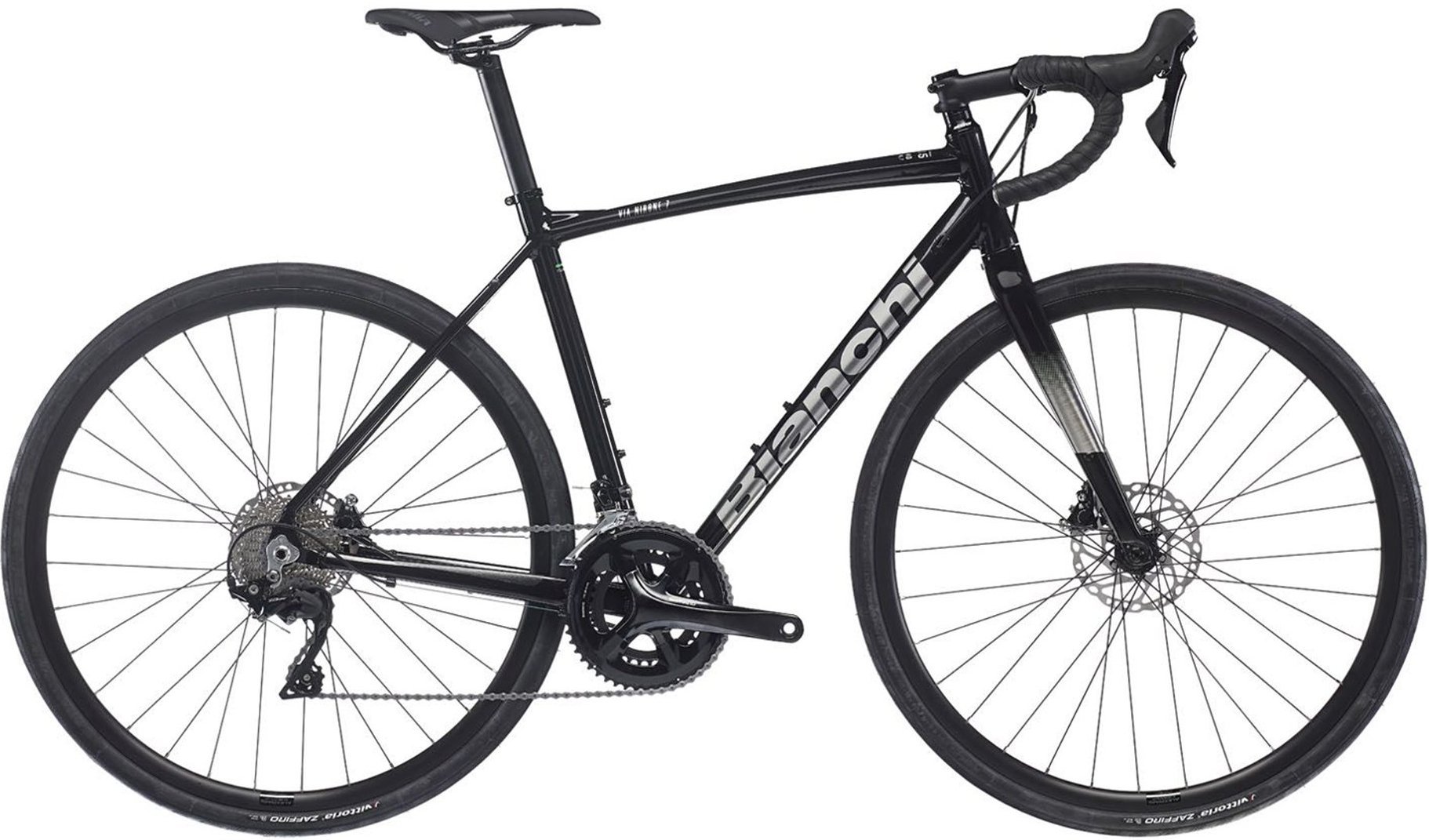 Bianchi Via Nirone 7 Hidrolik Disc Fren Yol Yarış Bisikleti Parlak Füme-Celeste 50 Cm