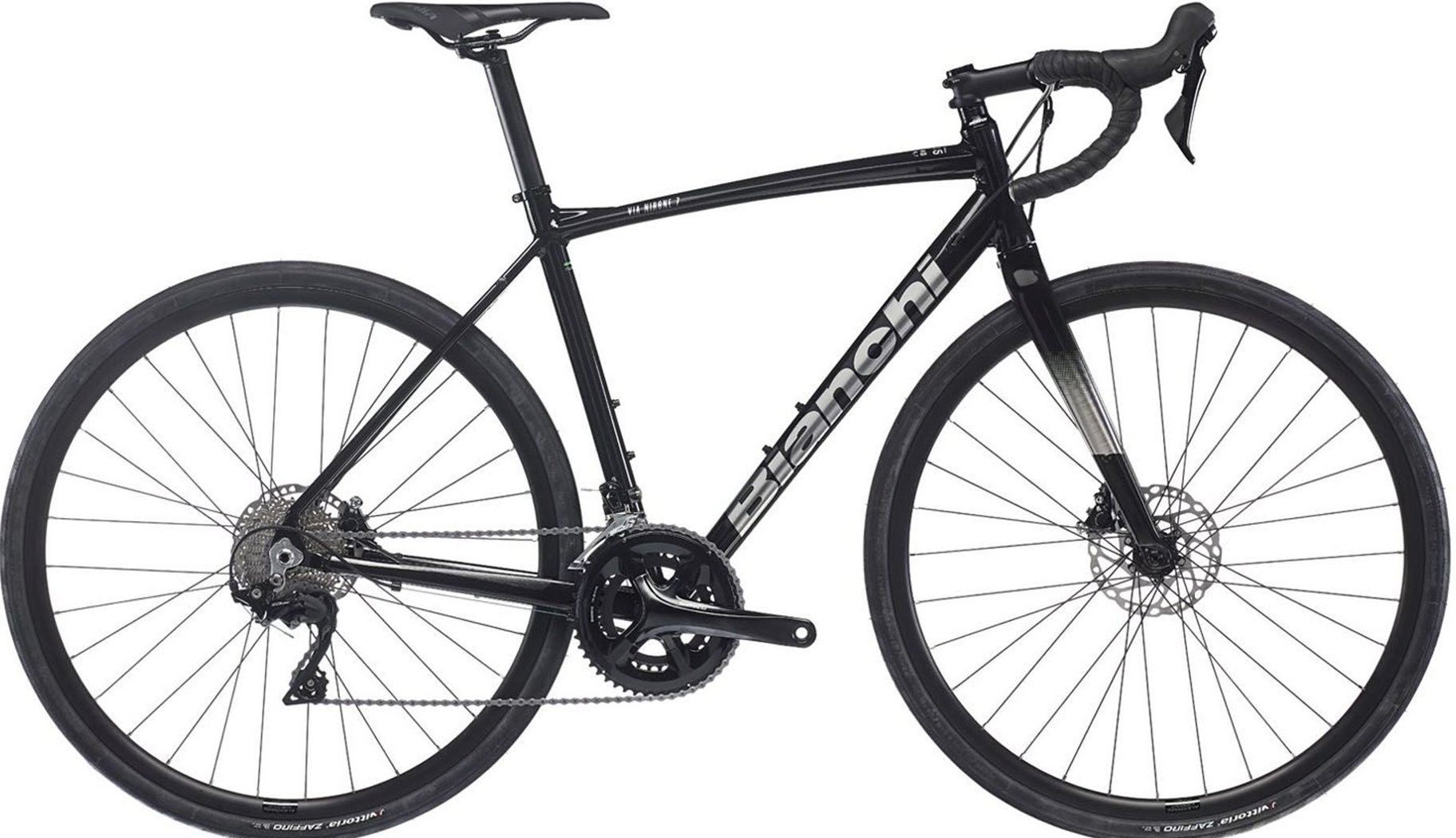 Bianchi Via Nirone 7 Hidrolik Disc Fren Yol Yarış Bisikleti Parlak Füme-Celeste 54 Cm