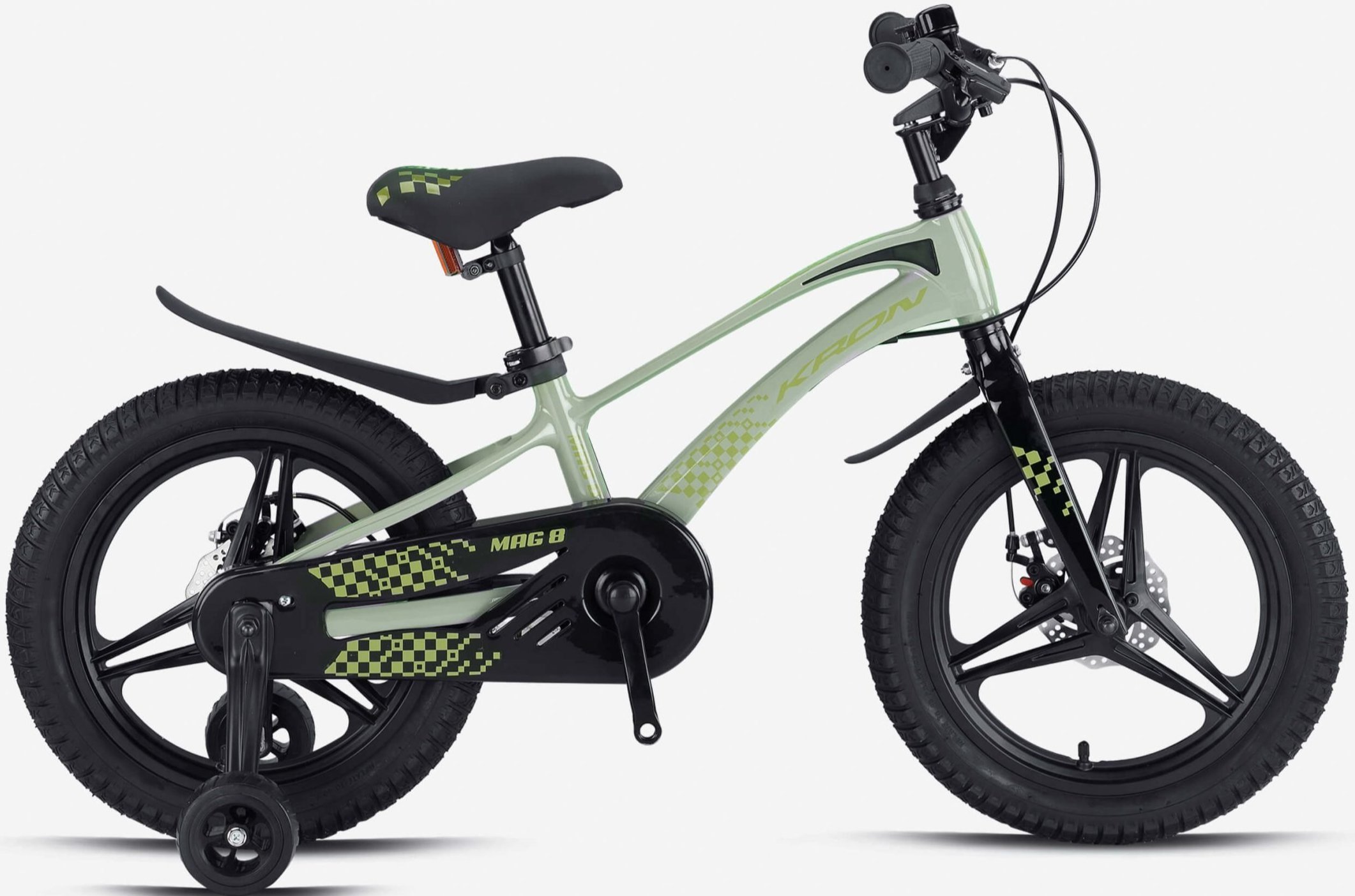 Kron Mag8 16 Jant Mekanik Disk Çocuk Bisikleti Bej-Haki