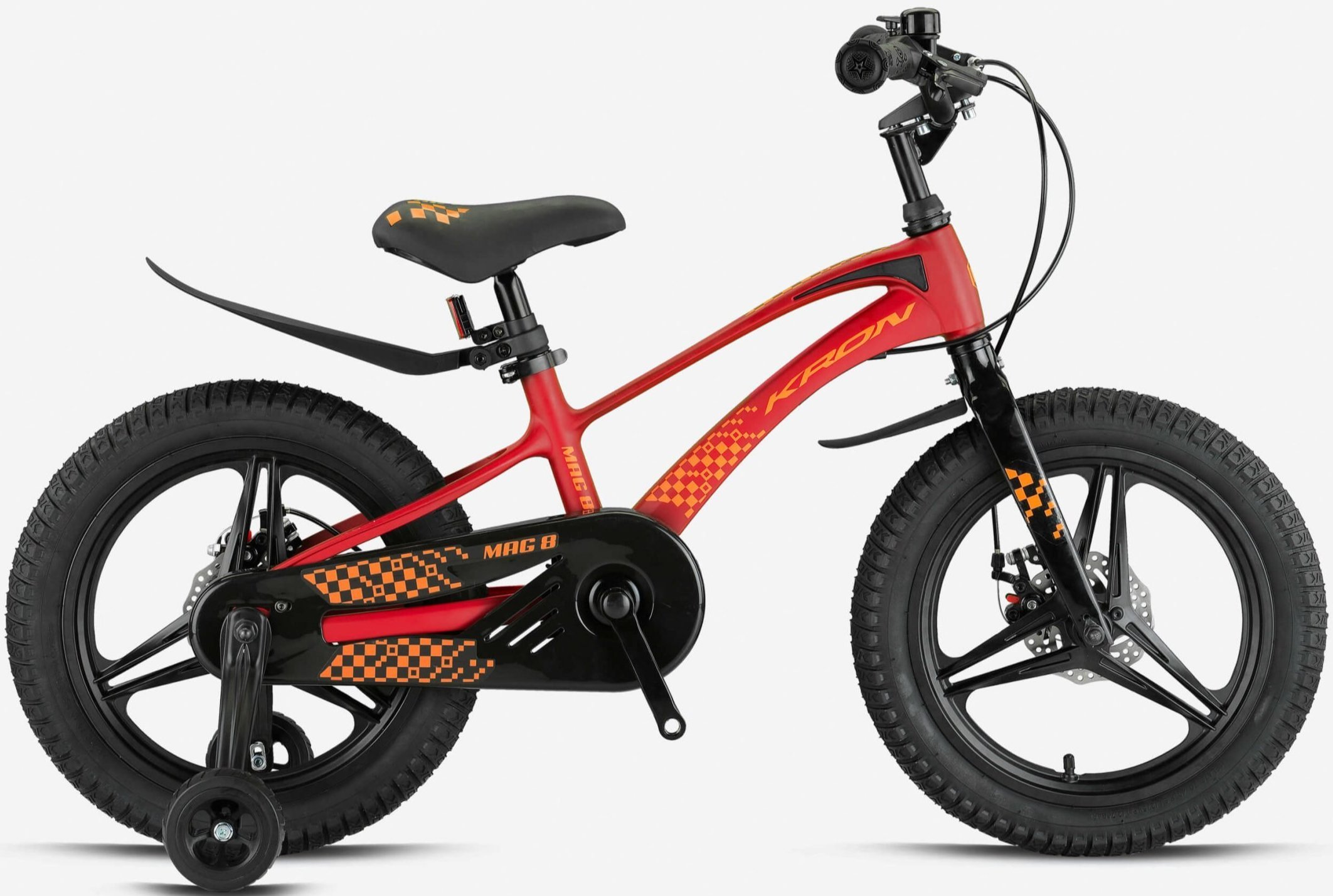 Kron Mag8 16 Jant Mekanik Disk Çocuk Bisikleti Pembe-Toz Pembe