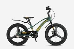 Kron Mag8 20 Jant Mekanik Disk Çocuk Bisikleti Haki-Sarı
