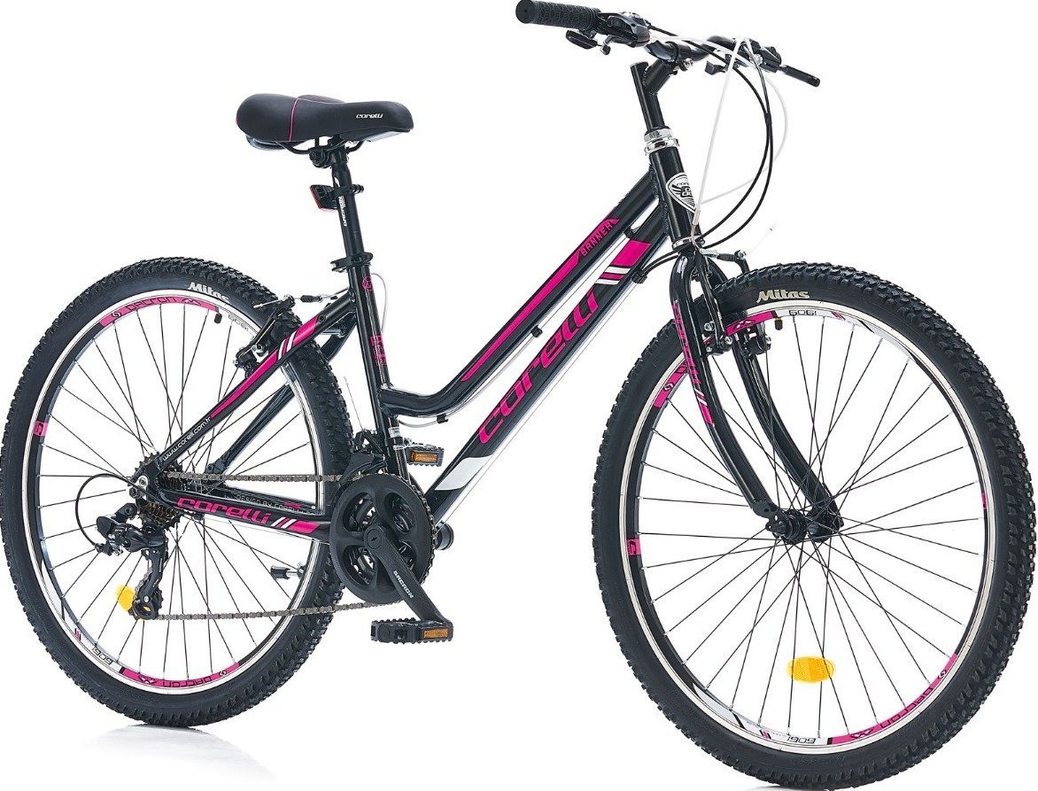 Corelli Banner Lady 26 Jant Dağ Bisikleti Siyah/Fuşya