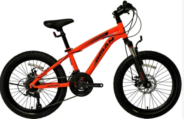 Bisan Kds2750 Disc 20 Jant Çocuk Bisikleti Neon Turuncu-Siyah