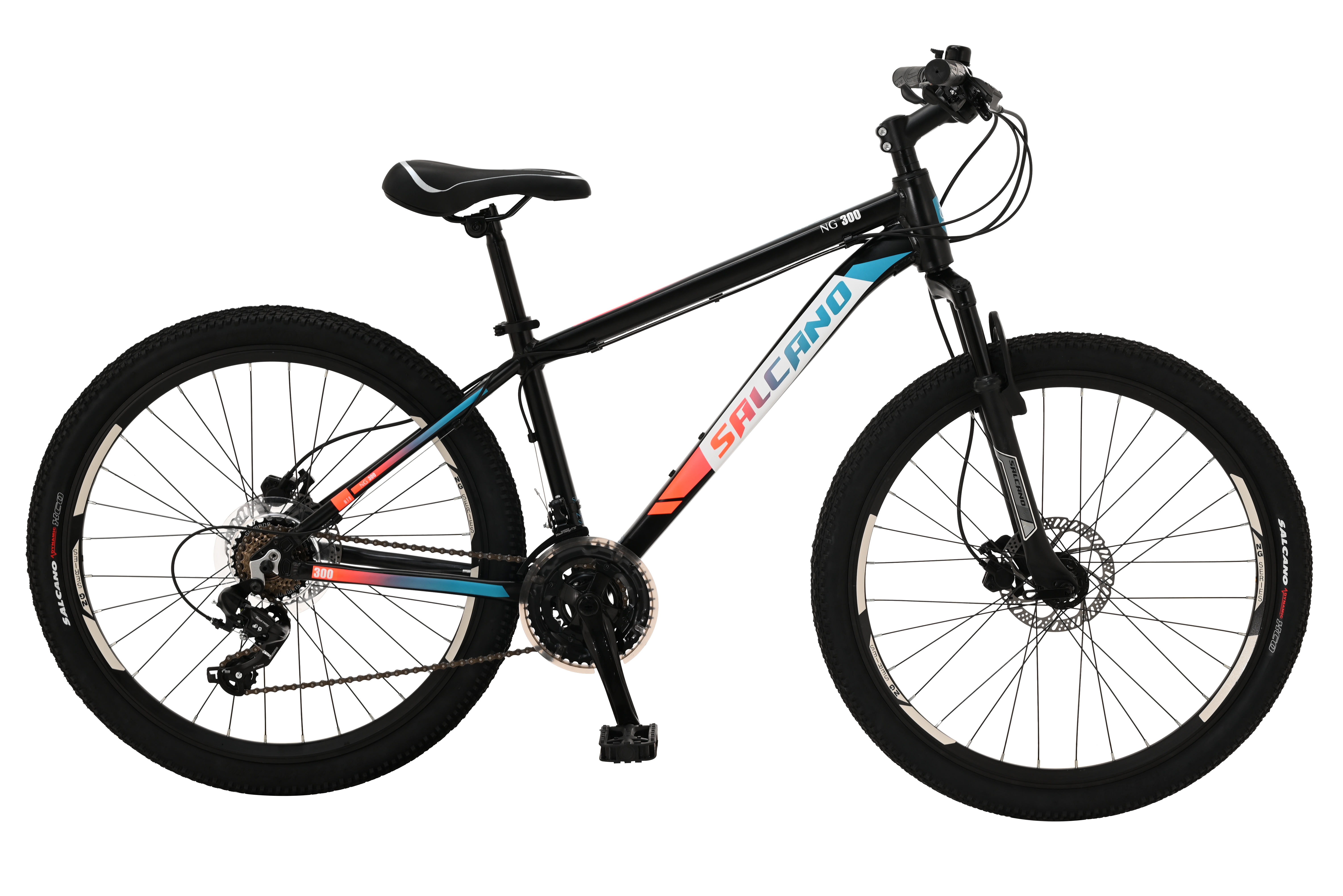 Salcano NG Team 300 Hidrolik Fren 26 Jant 21 Vites Dağ Bisikleti Azur Mavisi-Turuncu